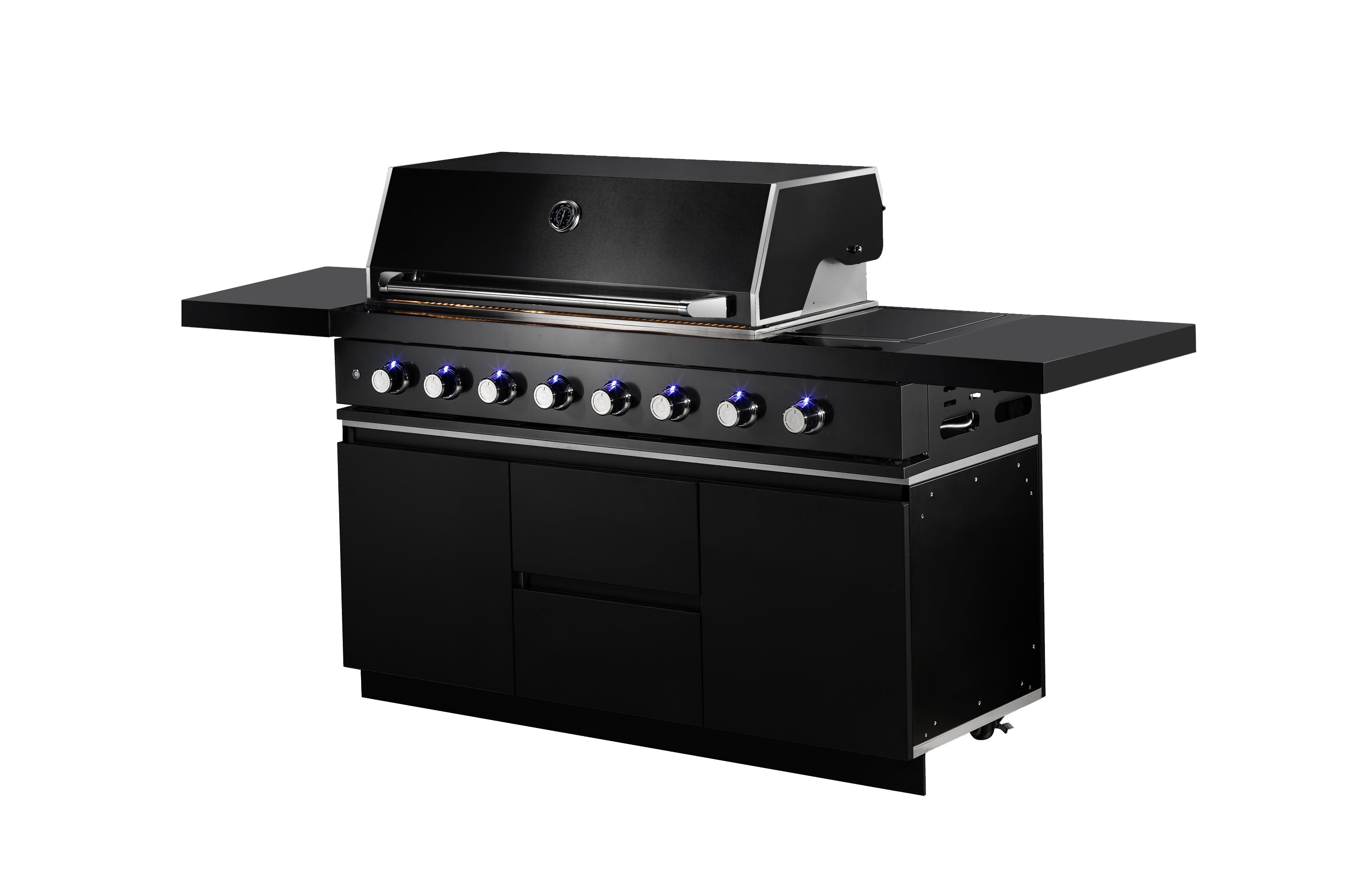 Aspire 6 Burner BBQ On Cabinet (LPG Gas)