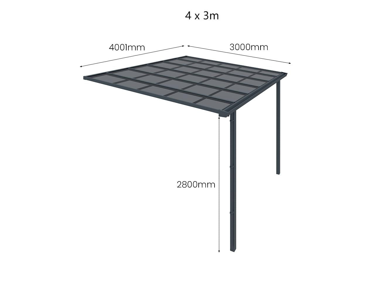 Urban Wall Mounted Patio Cover