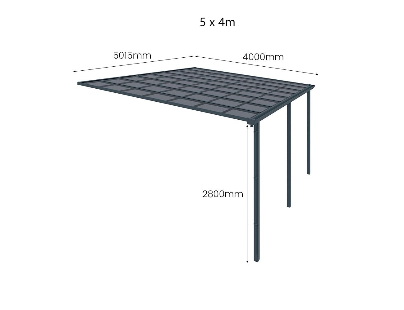 Urban Wall Mounted Patio Cover