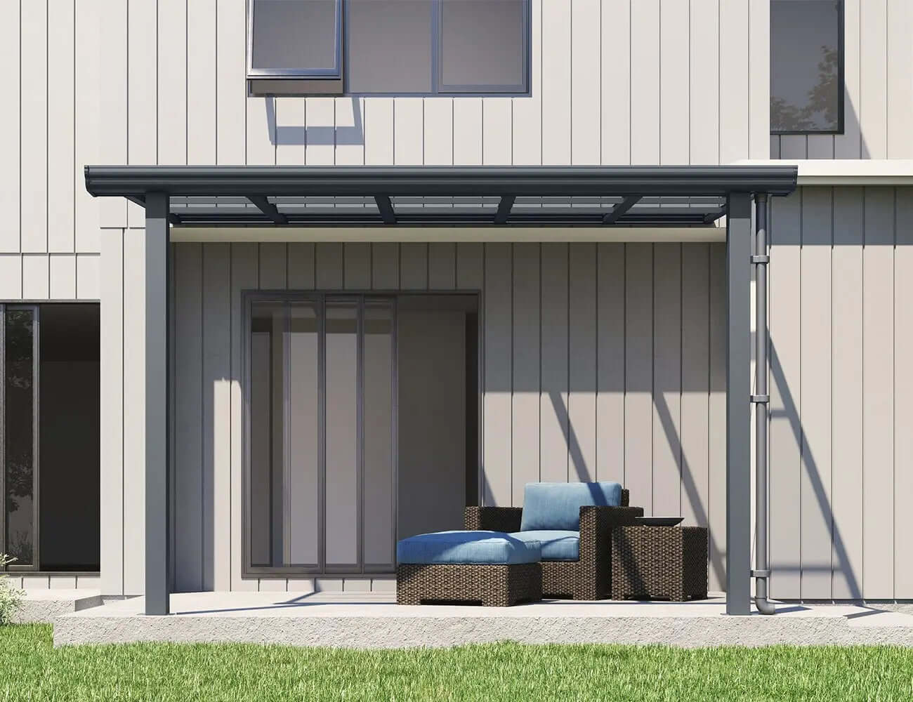 Urban Wall Mounted Patio Cover