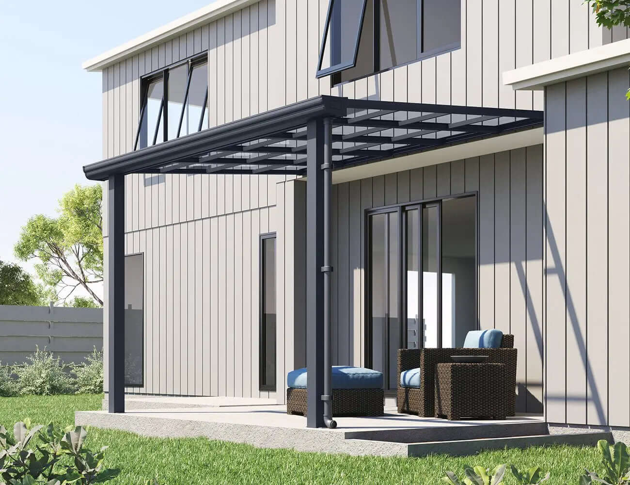 Urban Wall Mounted Patio Cover